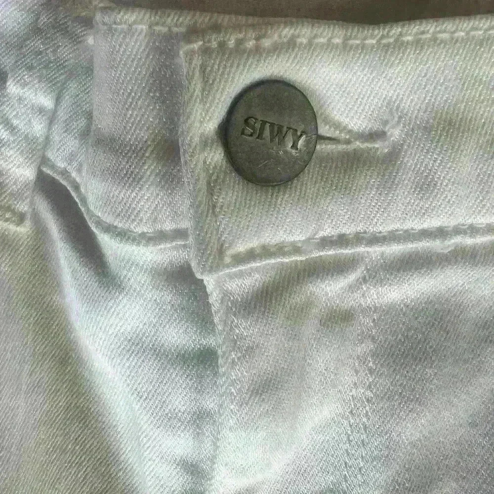 SIWY white Emmylou Jeans 29. High Waist Ankle Flare. NWT. - Picture 6 of 16